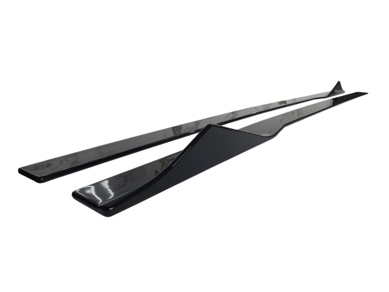Леза на пороги Чорний глянець ( AC Style ) G14 / G15 на BMW 8 Series G14 / G15 / G16 2018-2023 року