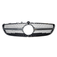 Решітка радіатора Silver Diamond + рамка на Mercedes-Benz CLS-Class C218 2014-2018 року