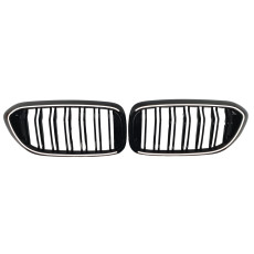Ніздрі Чорний глянець LED ( Iconic Glow ) 2bar на BMW 5 Series G30 / G31 2017-2020 року