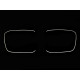 Ніздрі Чорний глянець LED ( Iconic Glow ) Diamond на BMW X3 G01 2022-2024 року