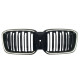 Ніздрі Чорний глянець LED ( Iconic Glow ) 2bar на BMW X3 G01 2022-2024 року