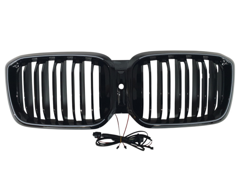 Ніздрі Чорний глянець LED ( Iconic Glow ) 2bar на BMW X3 G01 2022-2024 року