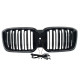 Ніздрі Чорний глянець LED ( Iconic Glow ) 2bar на BMW X3 G01 2022-2024 року