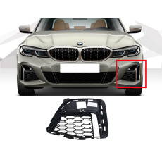Решітки в бампер Чорний глянець LH ( М-пакет )  на BMW 3 Series G20 / G21 2018-2022 року