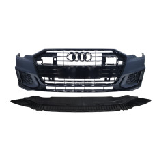 Передній бампер  ( S-Line ) на Audi A6 C8 2018-2023 року