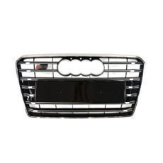 Решітка радіатора Chrome Black ( в стилі S7 ) ПОШКОДЖЕНА на Audi A7 4G 2010-2014 року