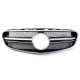 Решітка радіатора Silver Matte AMG + рамка на Mercedes-Benz E-Class W212 2013-2016 року