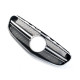 Решітка радіатора Silver Matte AMG + рамка на Mercedes-Benz E-Class W212 2013-2016 року