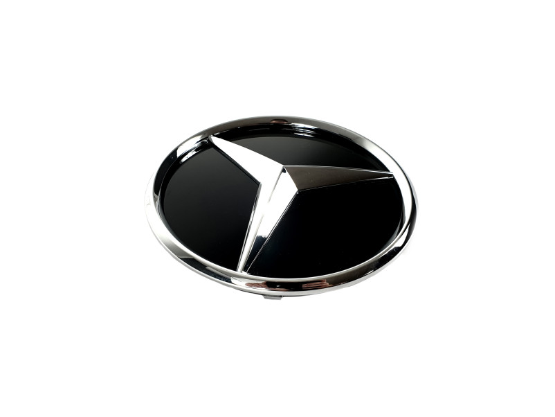 Логотипи Chrome  скляний ( муляж дистроніка ) 3D на Mercedes-Benz S-Class Coupe C217 2015-2017 року