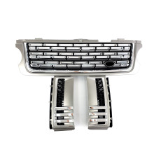 Решітка радіатора  + жабра на Land Rover Range Rover Vogue L322 2010-2013 року