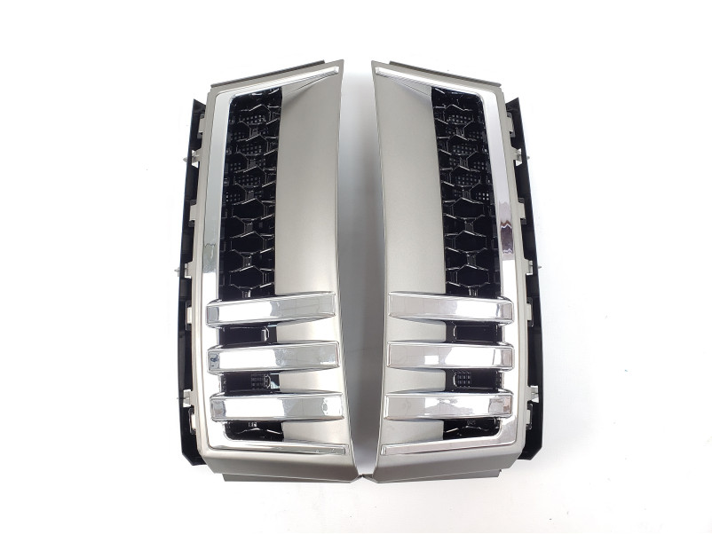 Решітка радіатора  + жабра на Land Rover Range Rover Vogue L322 2010-2013 року