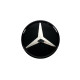 Логотипи  Chrome Black скляний ( муляж дистроніка ) на Mercedes-Benz GLS-Class X166 2015-2019 року