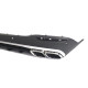 Дифузор ( заднього бампера ) Silver Black / Chrome Pipe ( стиль GLE63 AMG ) на Mercedes-Benz GLE-Class W167 2018-2023 року