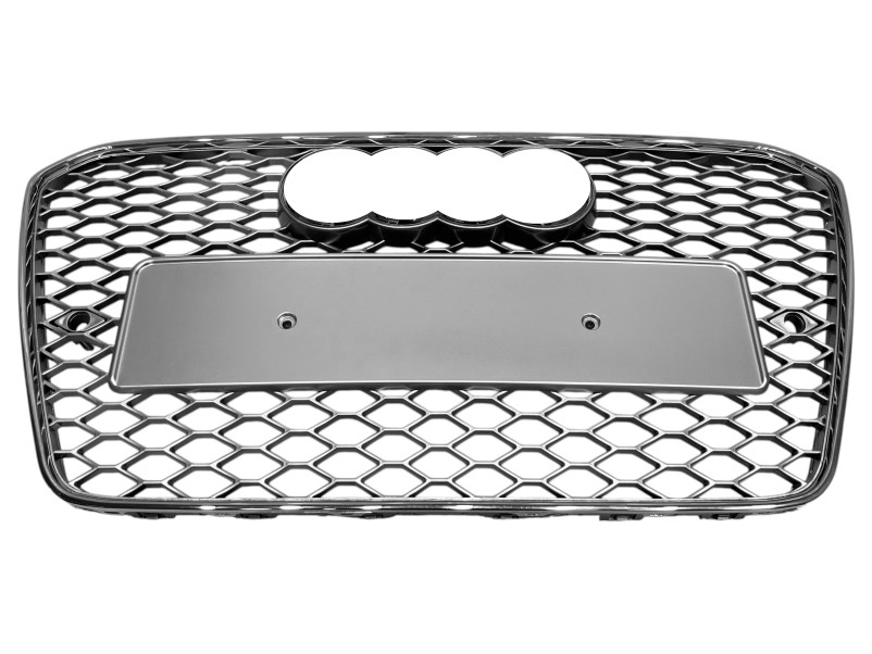 Решітка радіатора Silver Chrome ( в стилі RS5 ) на Audi A5 8T 2011-2016 року