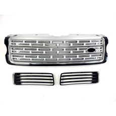 Решітка радіатора  + решітки в бампер на Land Rover Range Rover Vogue L405 2013-2017 року