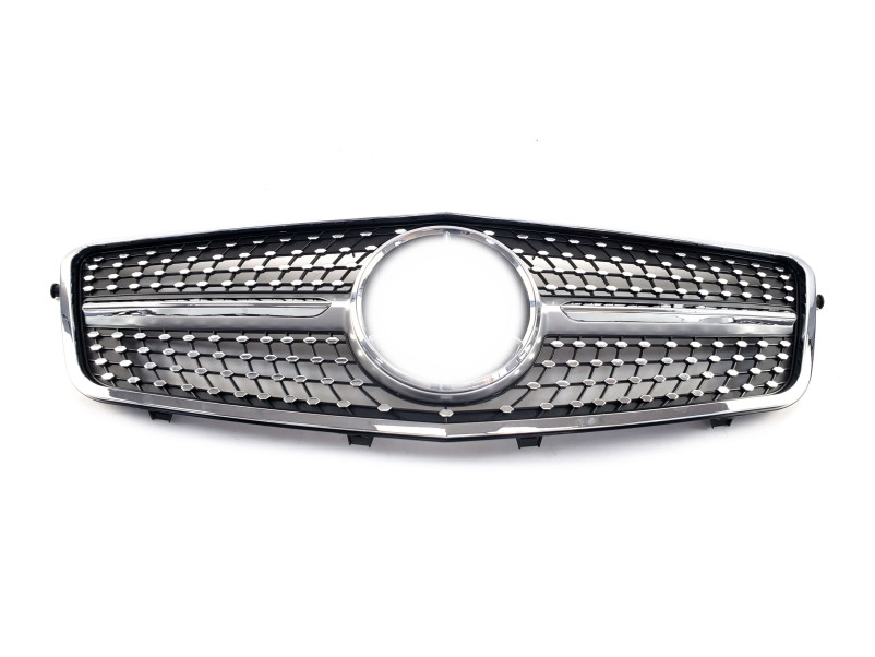 Решітка радіатора Silver Diamond на Mercedes-Benz E-Class W212 2009-2013 року