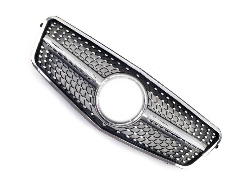 Решітка радіатора Silver Diamond на Mercedes-Benz E-Class W212 2009-2013 року