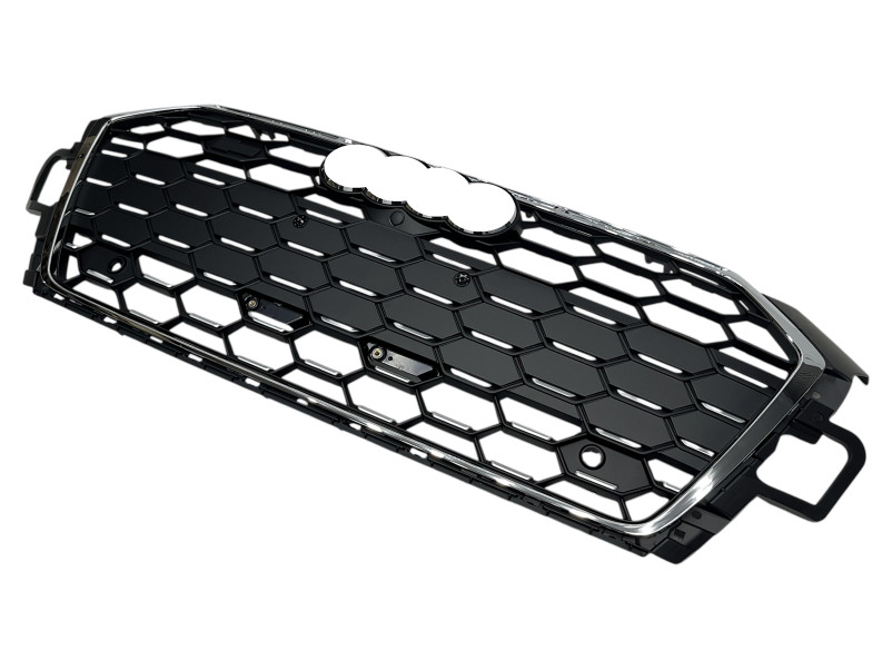 Решітка радіатора Chrome Black ( Matte ) ( в стилі S5 ) на Audi A5 B9 2020-2025 року