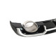 Дифузор ( заднього бампера ) Black Silver / Chrome Pipe ( в стилі RS3 ) Sedan на Audi A3 8V 2016-2020 року