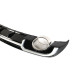 Дифузор ( заднього бампера ) Black Silver / Chrome Pipe ( в стилі RS3 ) Sedan на Audi A3 8V 2016-2020 року