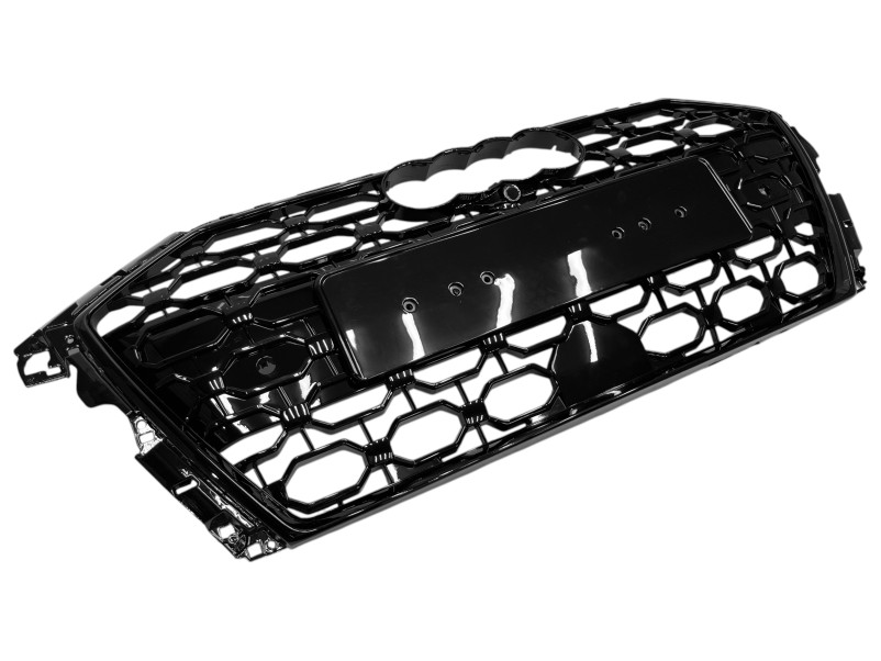 Решітка радіатора Full Black ( в стилі RS3 ) під радар на Audi A3 8Y 2020-2023 року