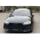 Решітки в бампер Black Silver ( в стилі S4 під радари ) на Audi A4 B9 2015-2019 року