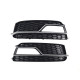 Решітки в бампер Black Silver ( S-Line під туманки ) S-Line на Audi A5 8T 2011-2016 року