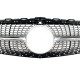 Решітка радіатора  Diamond Silver ( з місцем під камеру ) на Mercedes-Benz C-Class W205 2014-2018 року