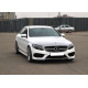 Решітка радіатора  Diamond Silver ( з місцем під камеру ) на Mercedes-Benz C-Class W205 2014-2018 року