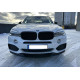 Губа ( переднього бампера ) Чорний глянець ( M-Performance ) на BMW X5 F15 2013-2018 року