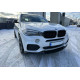 Губа ( переднього бампера ) Чорний глянець ( M-Performance ) на BMW X5 F15 2013-2018 року