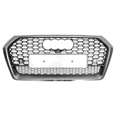 Решітка радіатора Full Silver ( в стилі RSQ5 ) на Audi Q5 80A 2016-2020 року