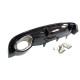 Дифузор ( заднього бампера ) Full Black / Chrome Pipe ( в стилі RS7 ) на Audi A7 4G 2010-2014 року
