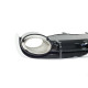 Дифузор ( заднього бампера ) Black Silver / Chrome Pipe ( в стилі RS6 ) на Audi A6 C7 2011-2014 року