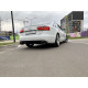Дифузор ( заднього бампера ) Black Silver / Chrome Pipe ( в стилі RS6 ) на Audi A6 C7 2011-2014 року