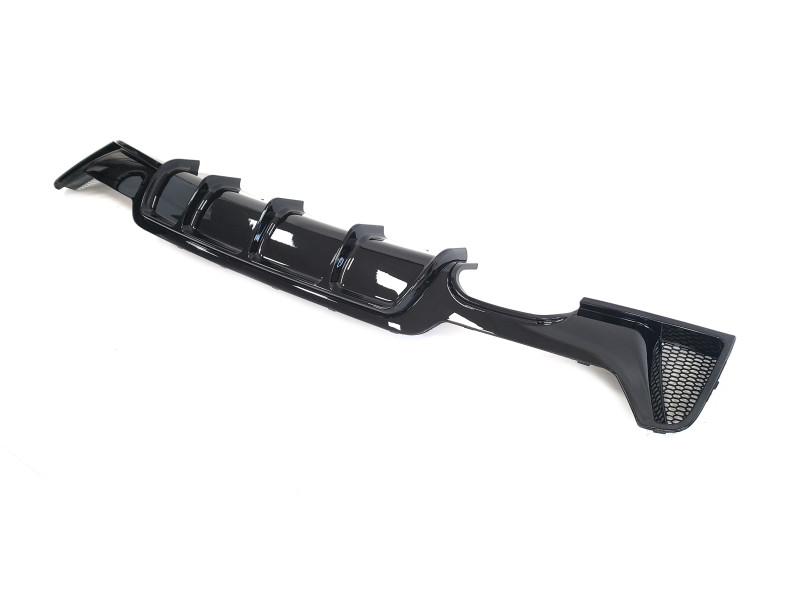 Дифузор ( заднього бампера ) Чорний глянець ( M-Performance ) 00--- на BMW 4 Series F32 / F33 2013-2020 року