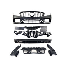 Комплект обвісів  ( стиль AMG C63 2018+ ) Body Kit на Mercedes-Benz C-Class W205 2014-2018 року