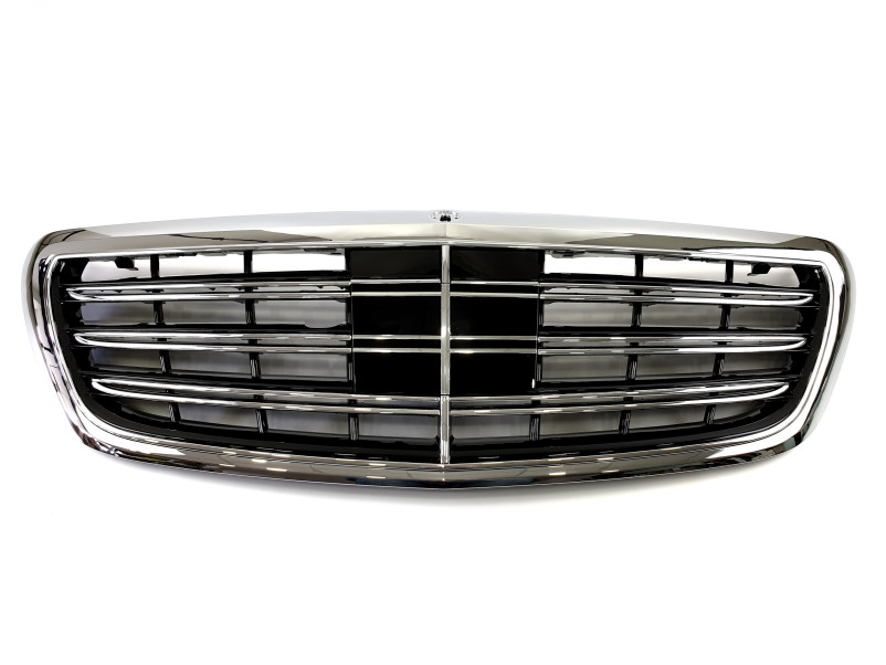 Решітка радіатора Chrome під нічне бачення та камеру AMG S63 на Mercedes-Benz S-Class W222 2013-2017 року