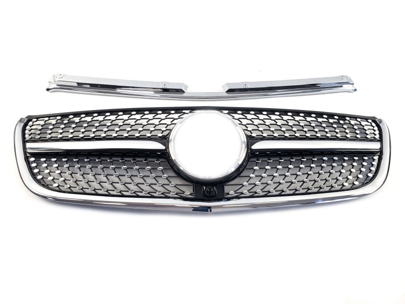 Решітка радіатора Black Diamond на Mercedes-Benz VITO-Class W447 2014-2019 року