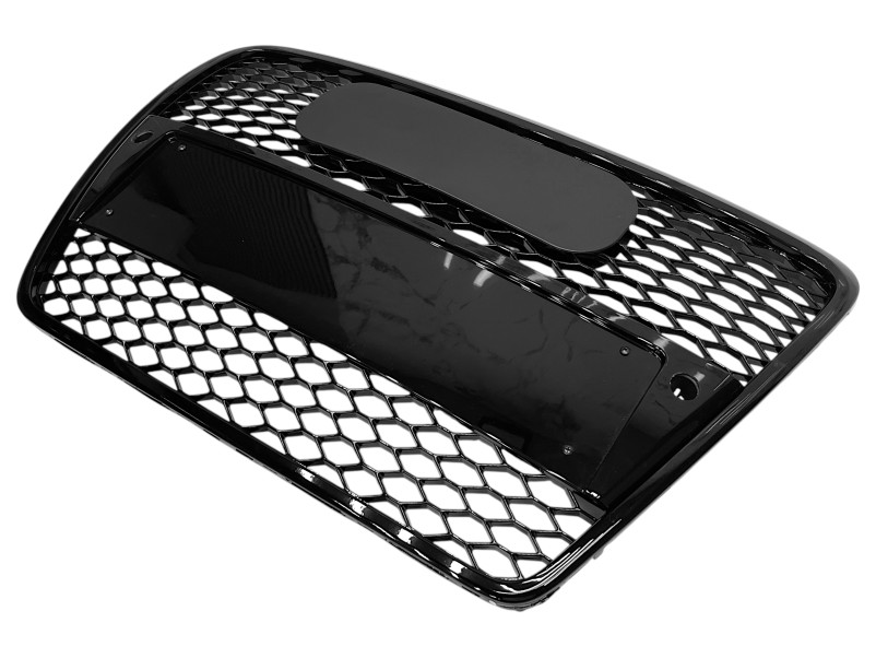 Решітка радіатора Full Black ( в стилі RS6 ) під PDC на Audi A6 C6 2004-2011 року