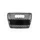 Решітка радіатора Chrome Black ( в стилі RS6 ) під PDC на Audi A6 C6 2004-2011 року