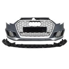 Передній бампер  ( в стилі RS3 V3 ) на Audi A3 8V 2016-2020 року
