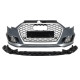 Передній бампер  ( в стилі RS3 V3 ) на Audi A3 8V 2016-2020 року