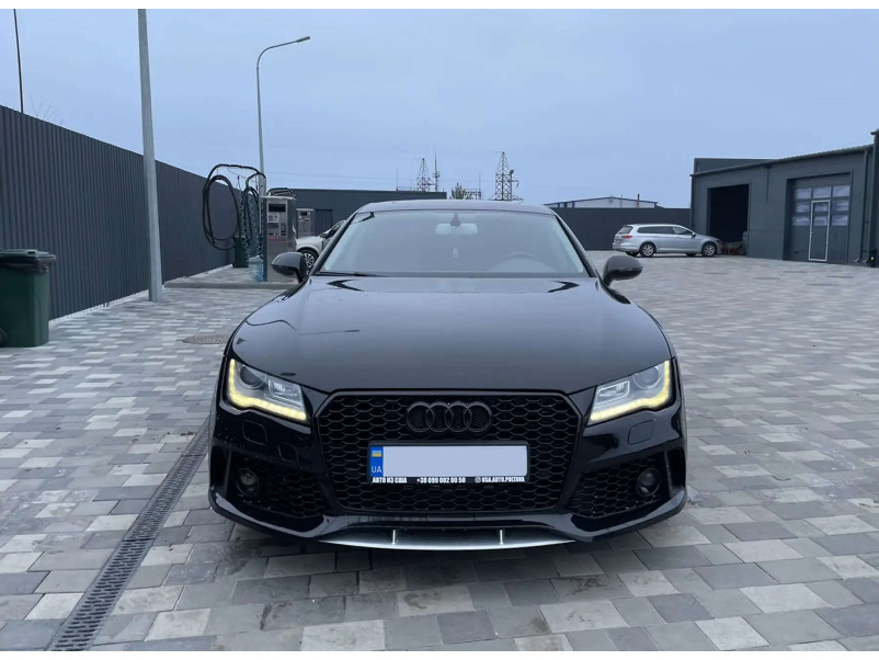 Передній бампер  ( в стилі RS7 ) V2 на Audi A7 4G 2010-2014 року