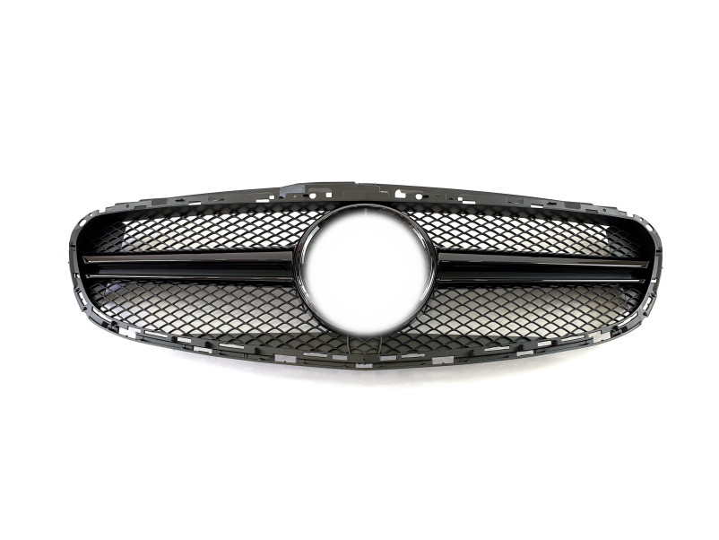 Решітка радіатора Black AMG на Mercedes-Benz E-Class W212 2013-2016 року
