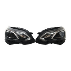Передні фари  LED ( апгрейд з Галогену ) на Mercedes-Benz E-Class W212 2013-2016 року