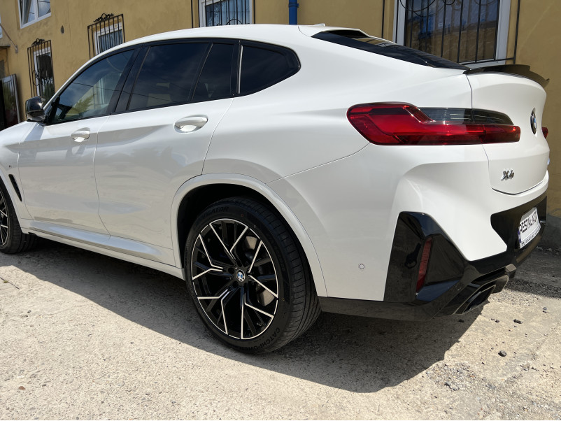 Спойлер Чорний глянець ( стиль X4M ) на BMW X4 G02 2018-2022 року