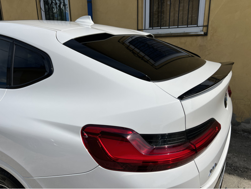 Спойлер Чорний глянець ( стиль X4M ) на BMW X4 G02 2018-2022 року