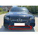 Накладки на бампер  передній ( Хром ) на Mercedes-Benz E-Class W213 2016-2020 року