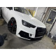Передній бампер  ( в стилі RS4 під радари V3 ) на Audi A4 B9 2015-2019 року
